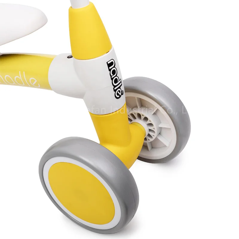 Mini balance baby kids walking bike no pedal sliding 4 wheel balance bike carbon steel ride on car outdoor sport toys for kid