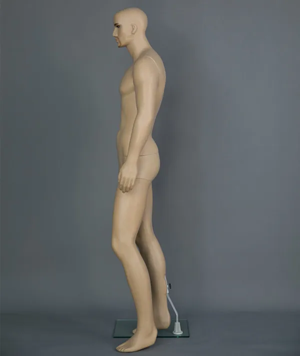 Plastic full man mannequin plus size muscle male manikin