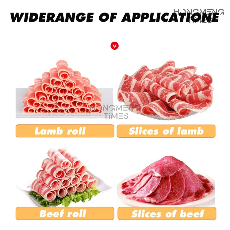 Automatic Frozen Meat Cutting Machine Slicer For Sausage Bacon Beef Mutton Lamb Cutter Sheep Equipment Processing Machinery