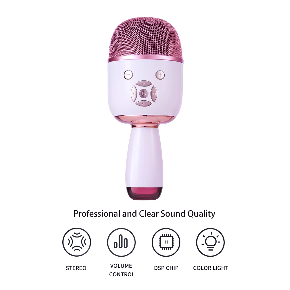 Karaoke Player Wireless Microphone Lavalier Case Wireless Lavalier Microphone Portable Magic Sing Microphone