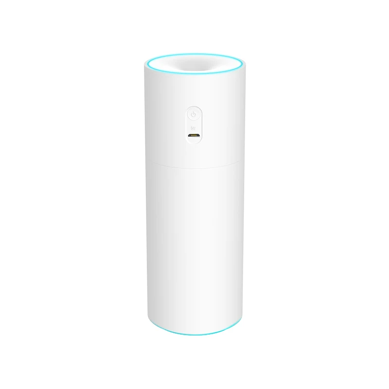 M10  USB Air diffusion Humidifier Portable room car    white blue Mini 250ml battery  air diffusion humidifier