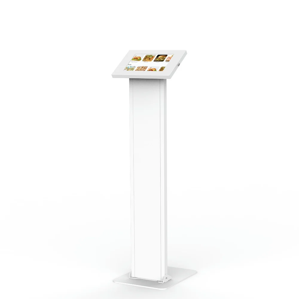 Custom Self Servicet Tablet Floor Kiosk Stand for self-service automated unmanned checkout-free cashierless store