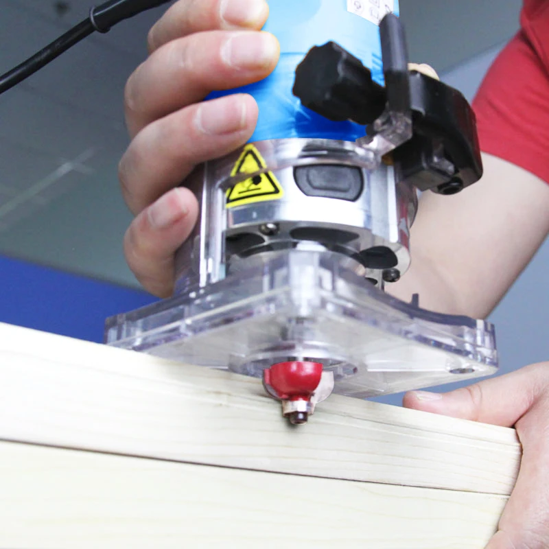 6pcs Wood Router Bit Set 6.35mm 1/4 Inch Shank Tungsten Carbide Tipped Milling Cutter with Bearing Woodworking Tools