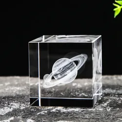 JY Custom modern personalized gift K9 3d laser  engraving crystal cube