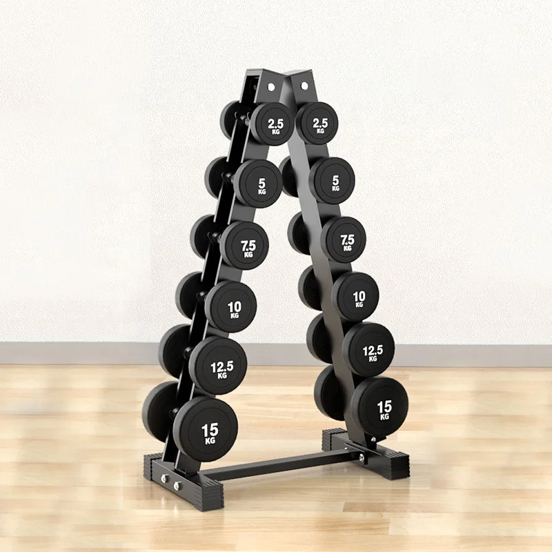Custom 3 5 6 8 Tier Stand Wholesale Commercial Home Weight Gym Dumbbell Rack for Weight Storage
