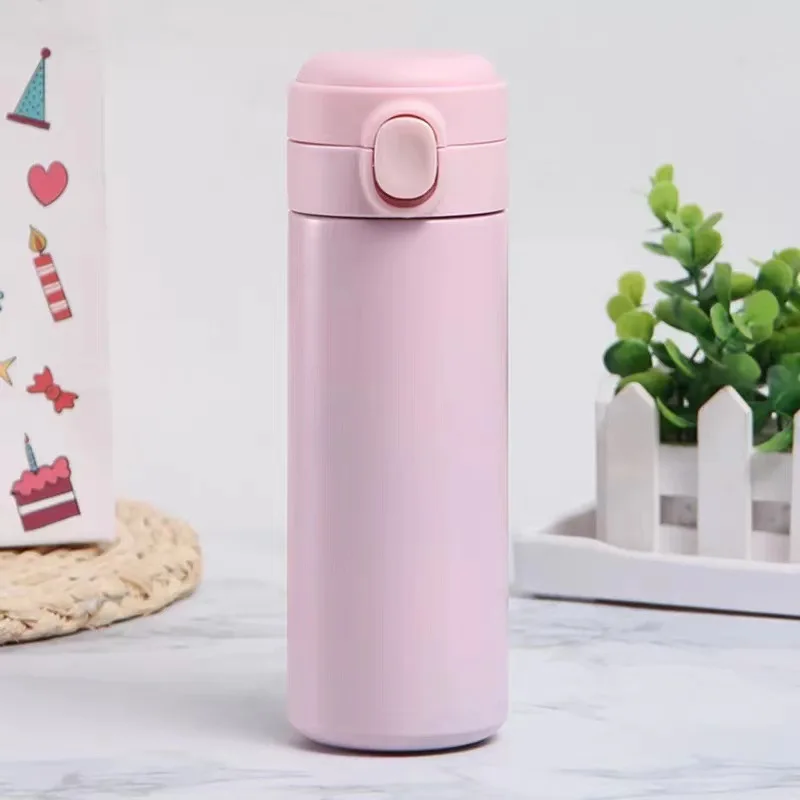 High Quality Kids Cute Reusable Cup Insulated Water Bottle Cartoon Vacuum Flasks Thermos For Children