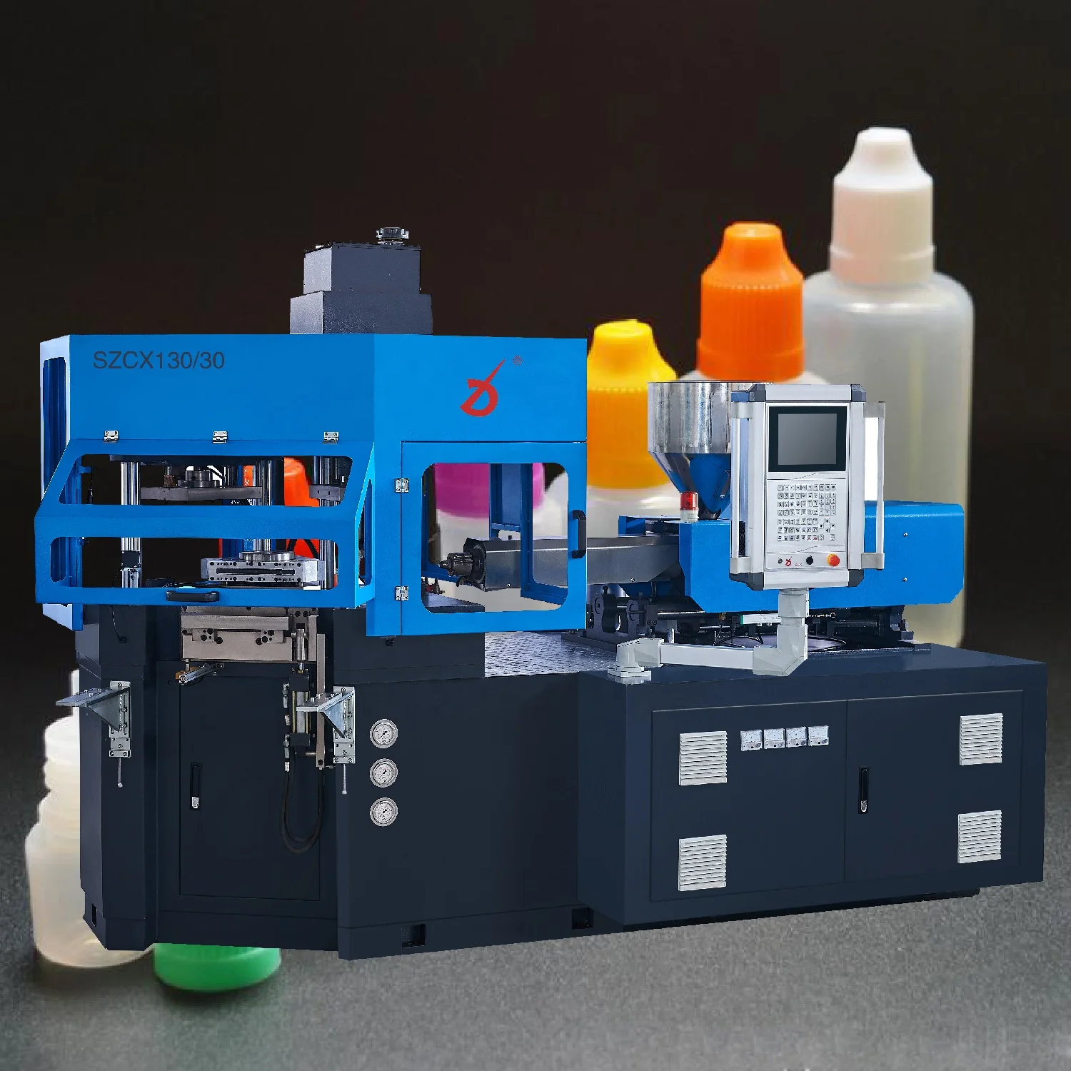 Пипетка SZCX130/30 SZCX125/25 для небольших бутылок hdpe IBM, машина для выдувного формования под давлением
