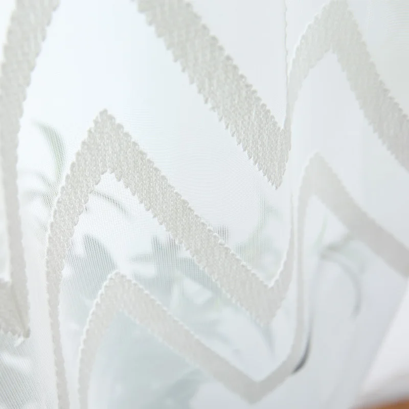 Innermor Ribbon Curtains Faux Linen Elegant Curtain for Kitchen Bedroom Ready Made Curtain for Living Room Modern Customized