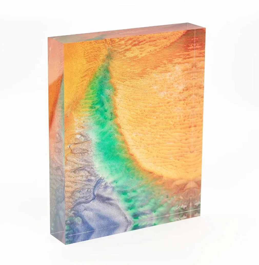 Custom Acrylic Block Clear UV Printing Acrylic Block Custom Acrylic Sign Stand Picture Block