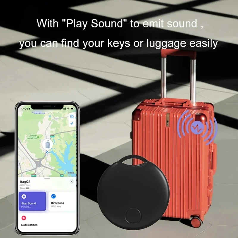 New RSH MFi Certified Smart Tag Find My BLE Tracker Wallet Luggage Bike Mini GPS Tracking Device Key Finder Locator for Apple
