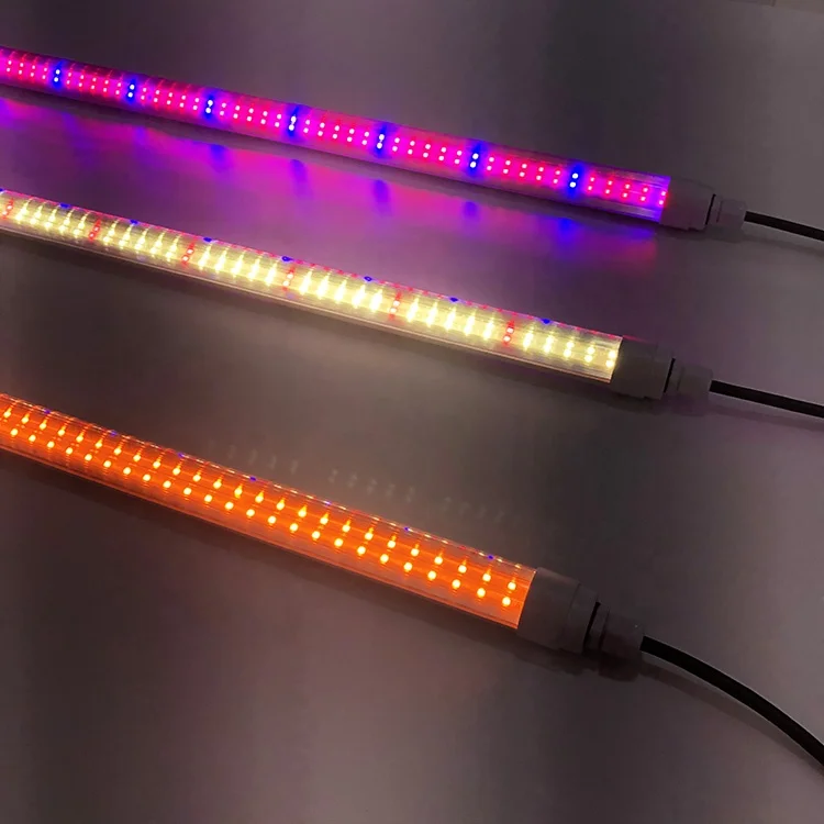 waterproof ip65 t8 led grow light tube full spectrum 2ft 3ft 4ft 5ft 6ft 8ft 36w for indoor greenhouse hydroponic plants