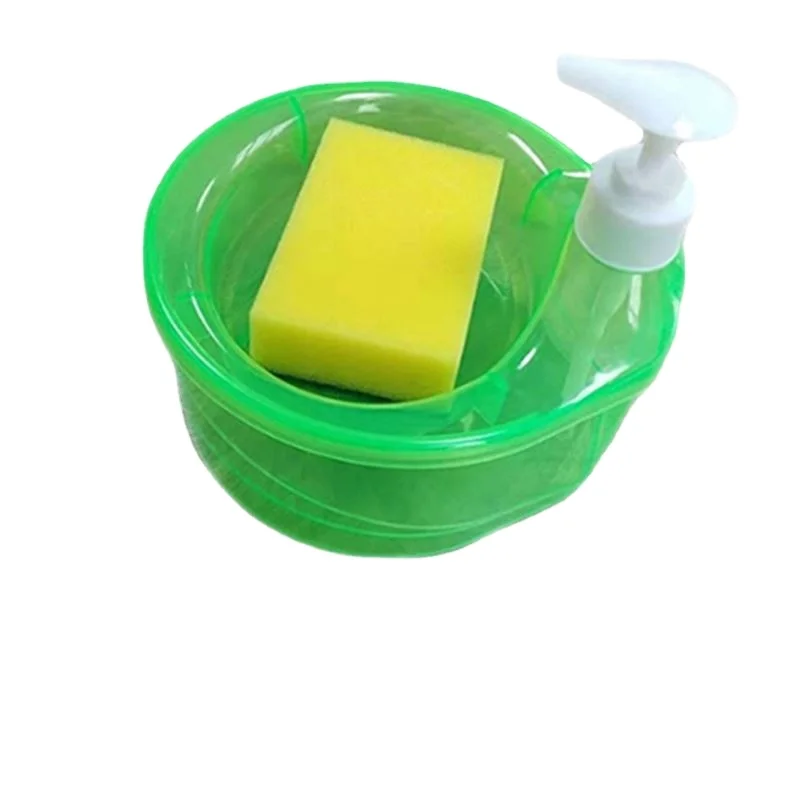 1 комплект автоматический дозатор мыла для посуды с губкой держатель кухни ванной комнаты аксессуары стирки