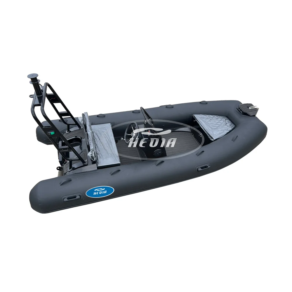 13 foot inflatable rib boat hypalon boat luxury aluminium fishing boat flat bottom barche cinesi rib 380