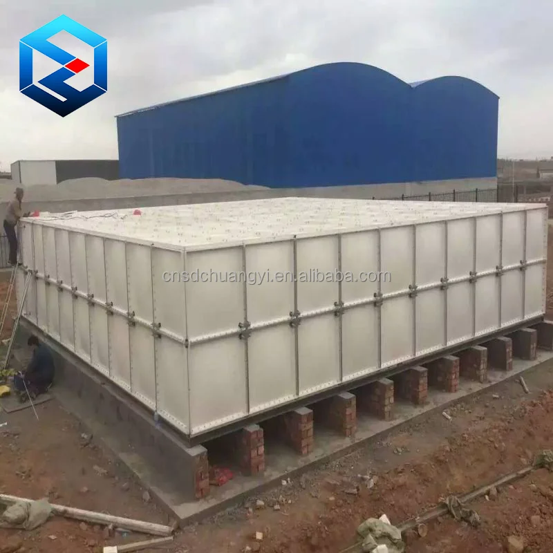 Excellent Quality 1x1.5m Panel Modular FRP Water Storage Tanks with Size 2*4*1.5