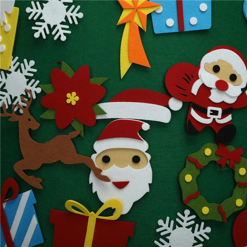 Войлочная Рождественская елка «сделай сам», рождественские украшения, увеличение детского суждения, логическое мышление и развитие интеллекта