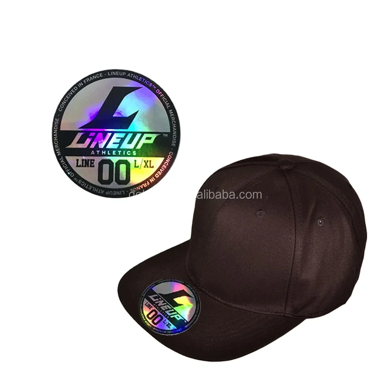 Пользовательская печать, лазер, ПЭТ, виниловая клейкая бейсболка, Круглая этикетка для круглой наклейки
