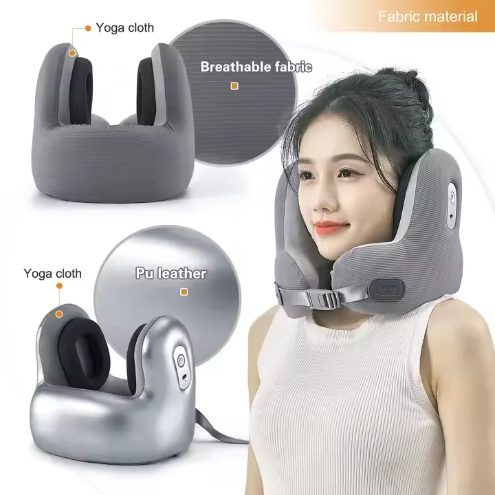 Hot Sell Fashion Design Pillow Ergonomic Bluetooth Music Luxury Cervical Travel Pillow U-shaped Memory Neck Pillow for Airplane