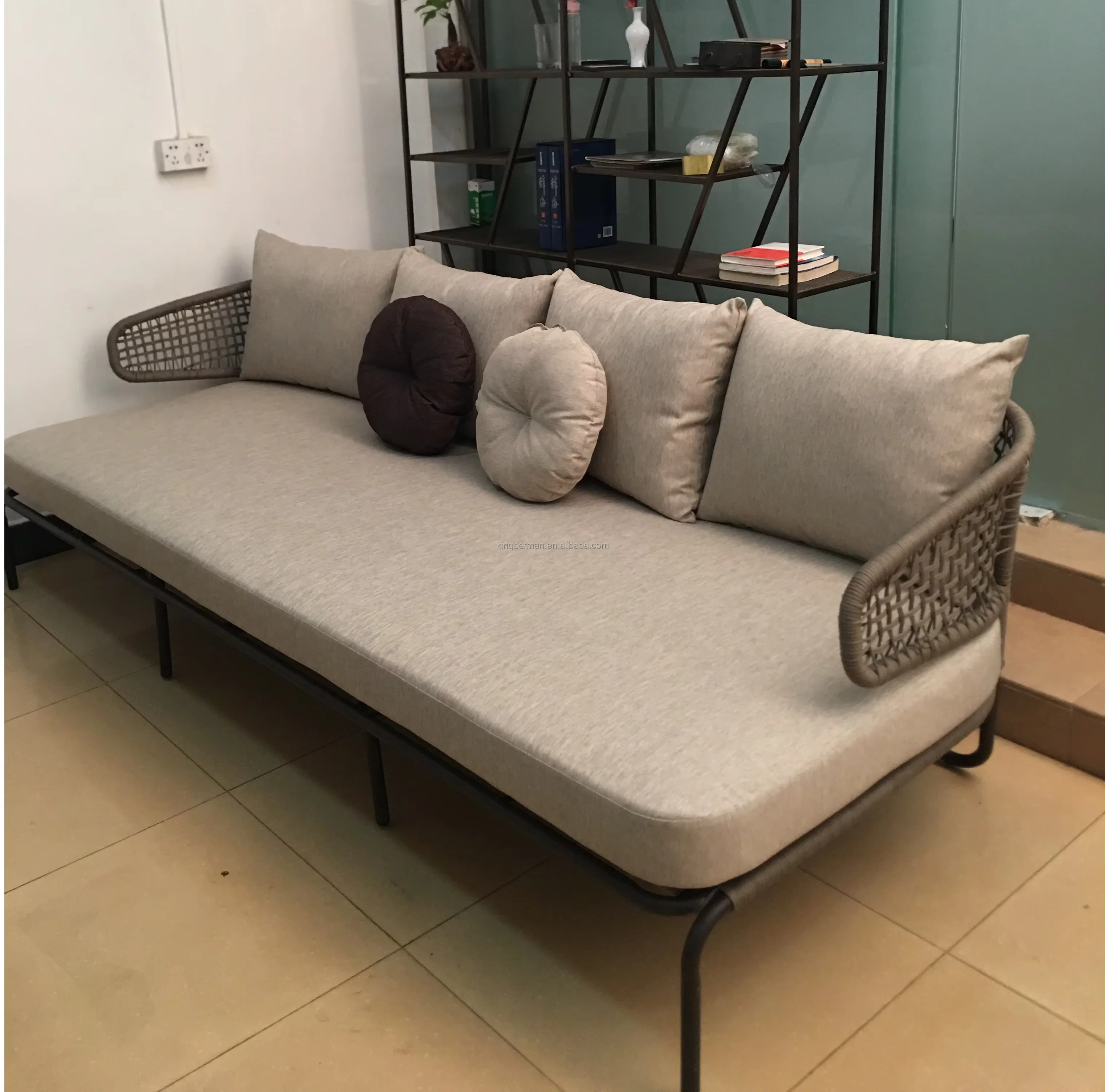 Outdoor Garden Furniture European Style Outdoor Sofa Used Hotel Lobby Furniture