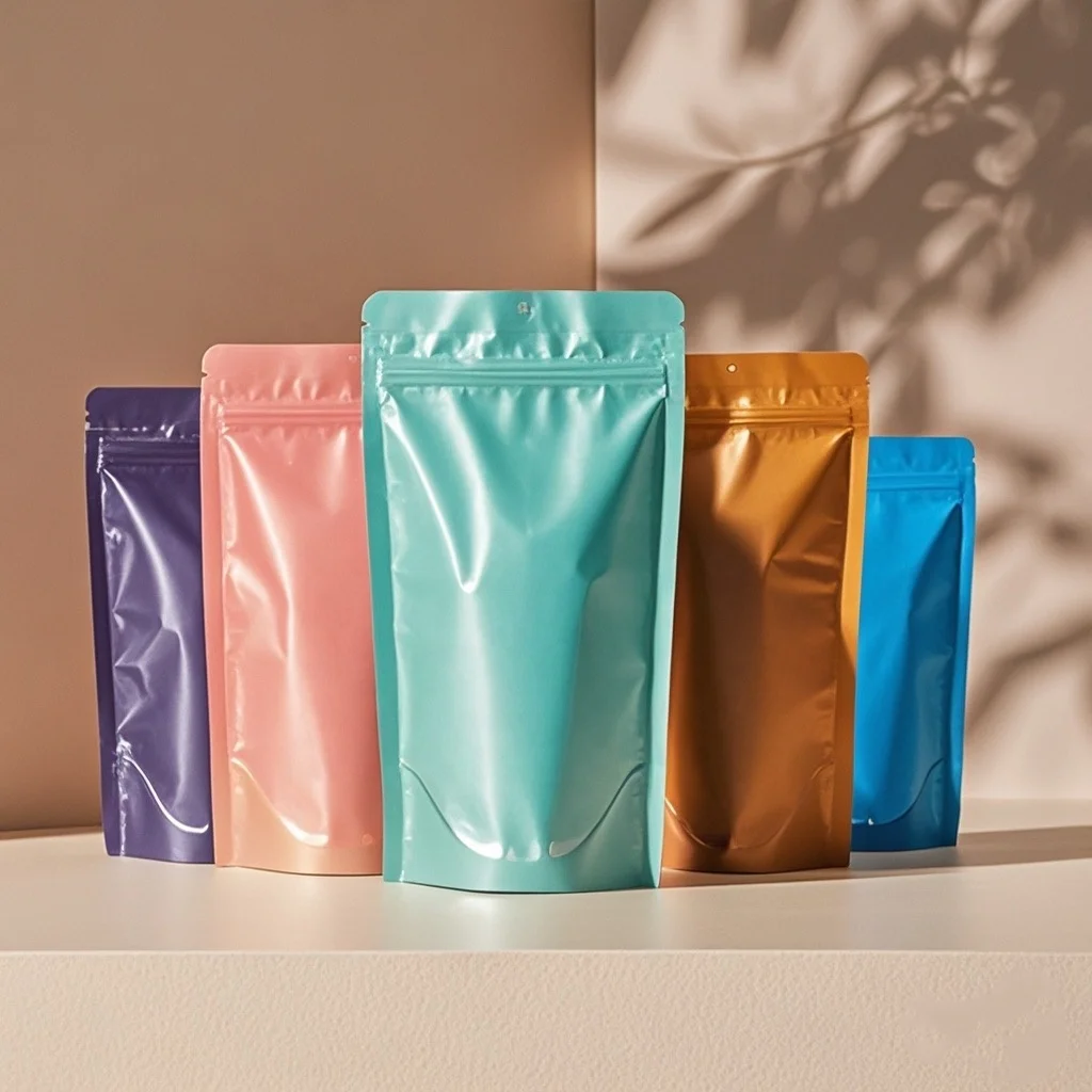 OEM mylar bag snack food packaging bags Freezer Reusable Smell Proof Bag Zip Lock Dried Fruits Packaging dried coconut Pineapple