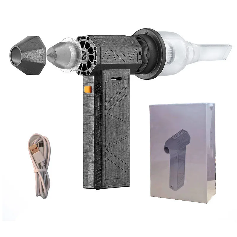 Jet Dry Mini Blower 130,000 RPM Portable Air Blower Super Jet Fan Turbo Powered Jet Dry Blower for Car Cleaning Drying