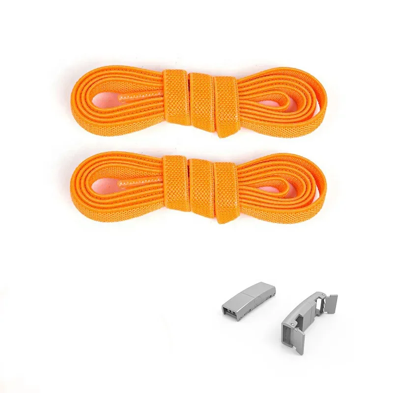 Wholesale Upgrade Magnetic Lock Shoe Laces Elastic Sneakers Shoelace Rainbow Lazy Flat No Tie Shoelaces