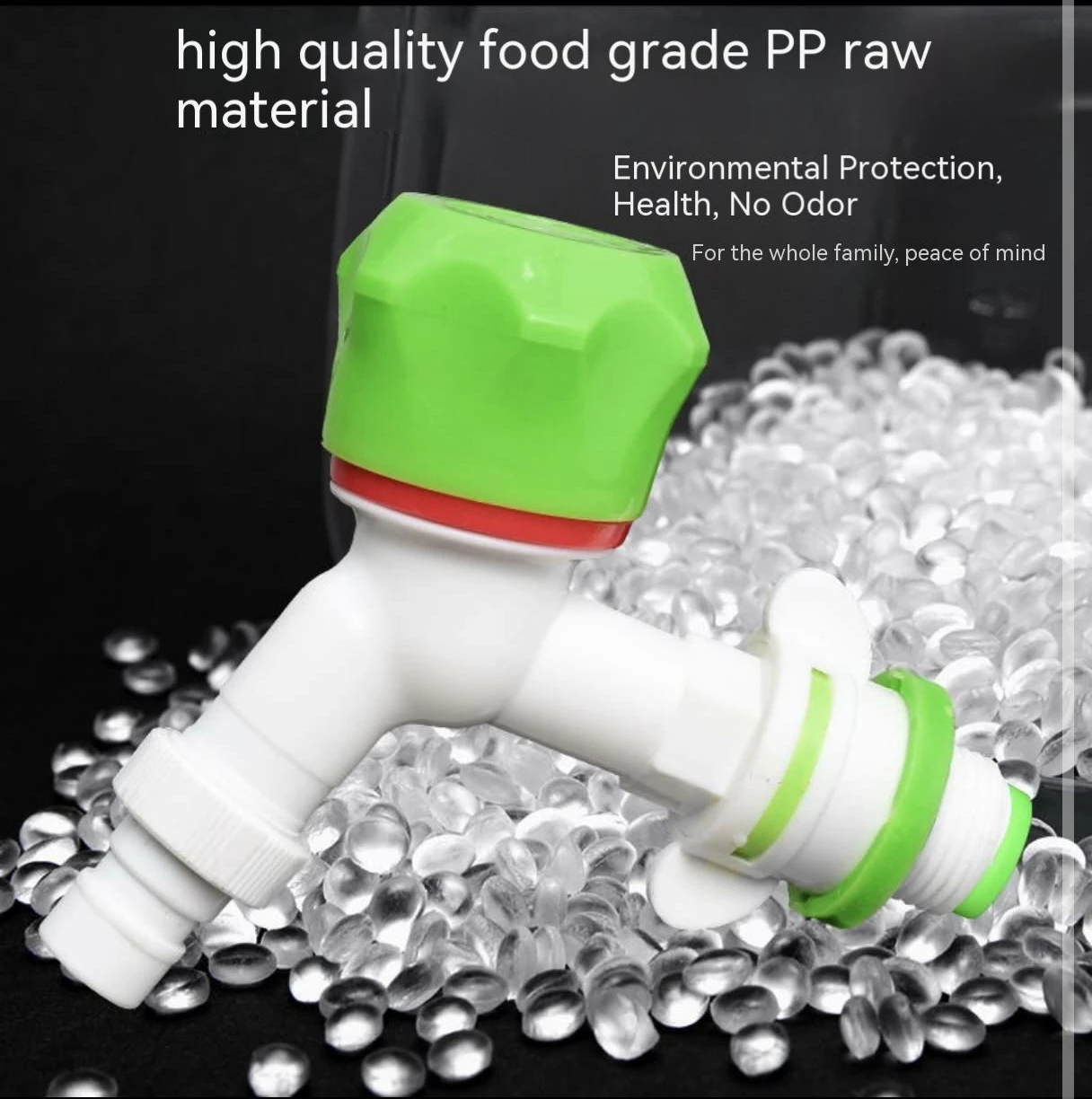Household pvc plastic faucet 4 points 6 leak-proof burst durable tap washing machine universal access to water