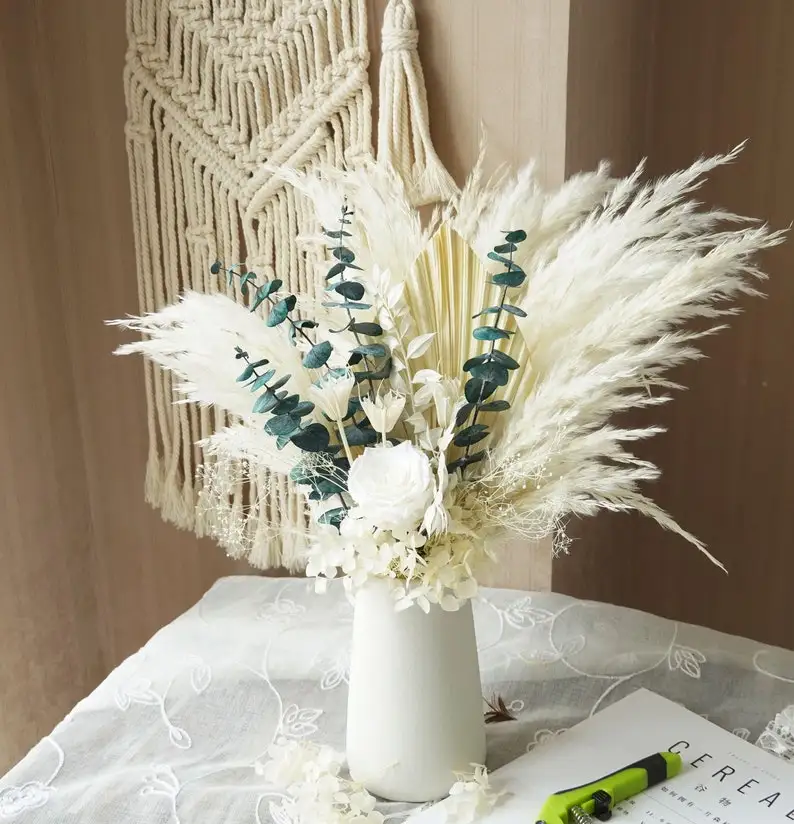 Every Love vase filler natural  decor Dried flower bouquet Pampas Grass for Arrangement home decoration home