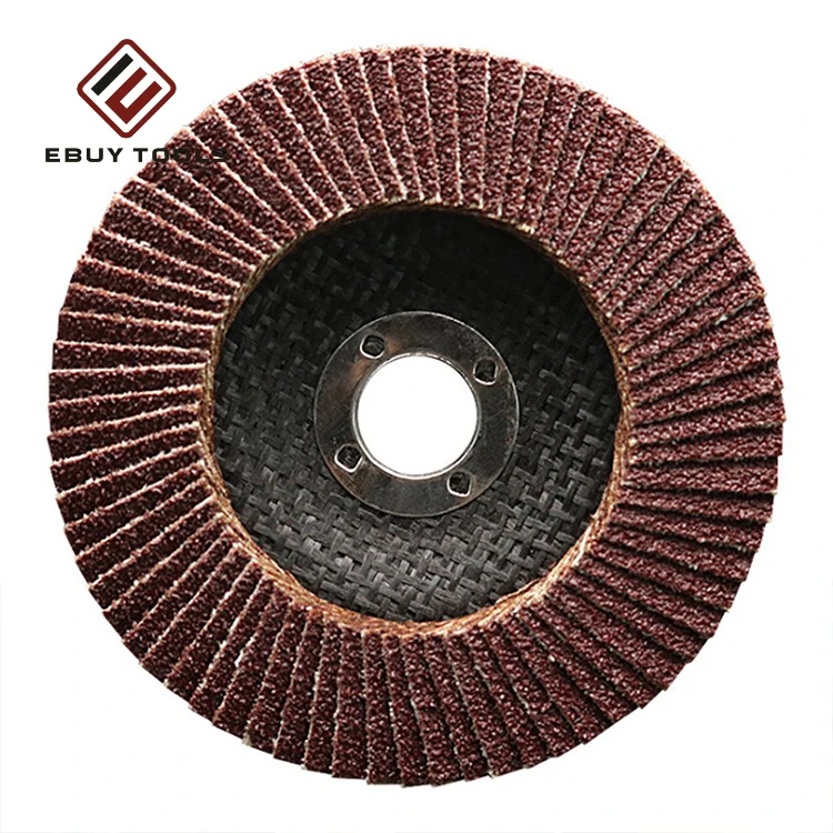 4 1/2 Inch Aluminum Oxide Abrasive Flap Disc Grit Grinding Sanding Wheels for Angle Grinder