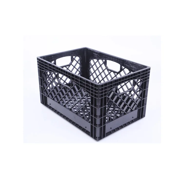 Plastic Unfolding 6 Gallon 24 Quart Rectangular Dairy Milk Crate
