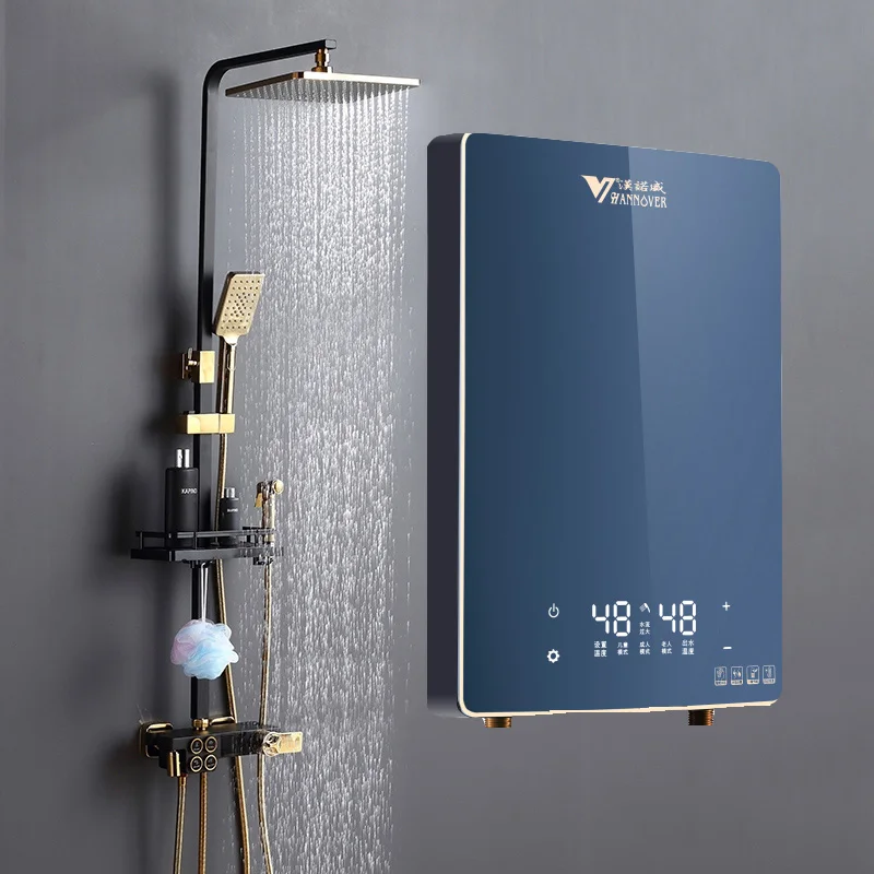 modern novel design tankless shower instant electric water heaters wall mounted water heaters bath hotel home school hospital