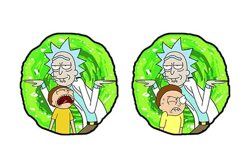 Wholesale Anime 3D Lenticular Motion Sticker Jujutsu DBZ Demon Slayer Custom 3D Colorful Waterproof Car Stickers