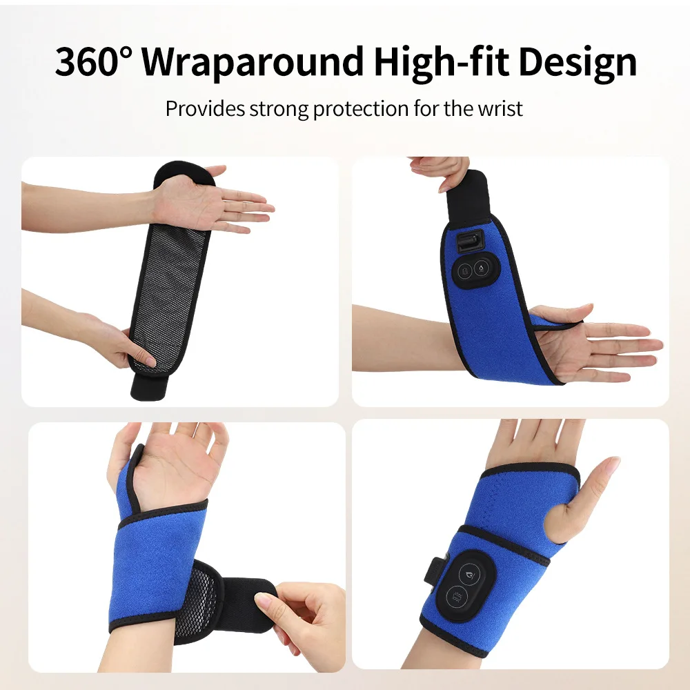 New design modern wrist belt support Adjustable wrist support belt Heating Wrist Support wrap heated