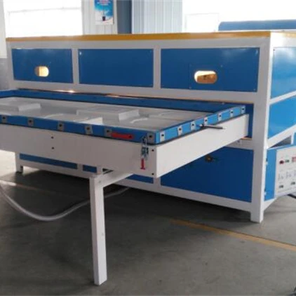PVC Woodworking Membrane Vacuum Press Machine for cabinet door