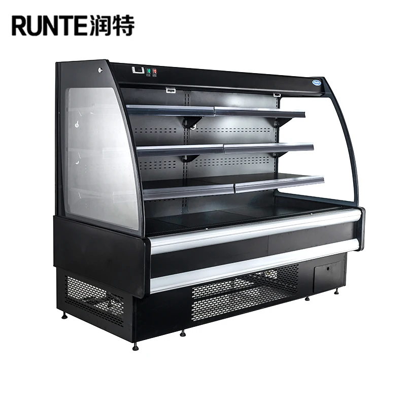 Refrigerator Show Vegetable Fruit Chiller Supermarket