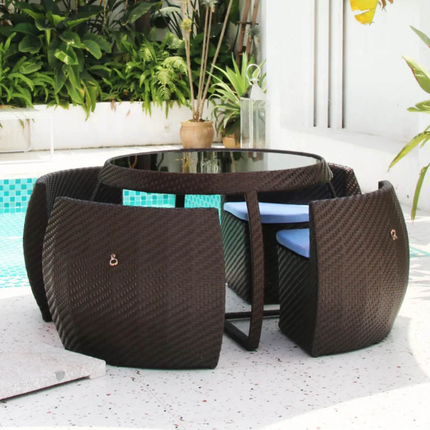 
save place fashion rattan chair set wicker garden chair set outdoor furniture 