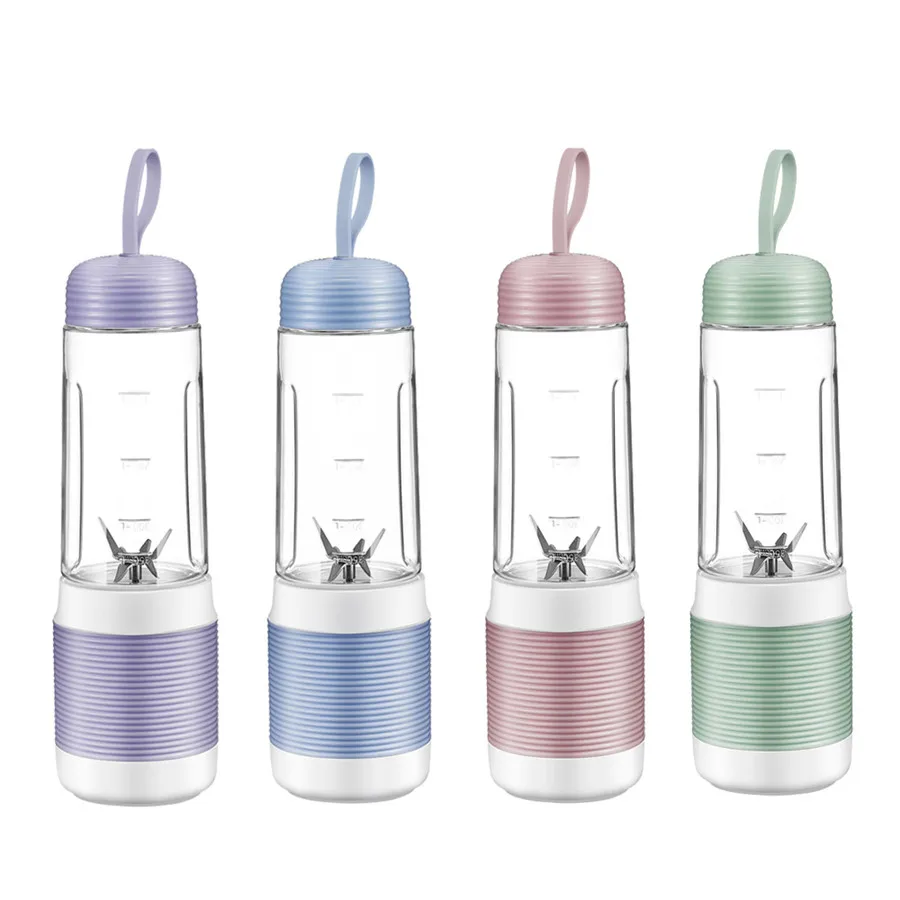 300ml Personal Size Rechargeable Smoothie Mini Hand Portable portable USB Juice Blender with Tritan cup bottle