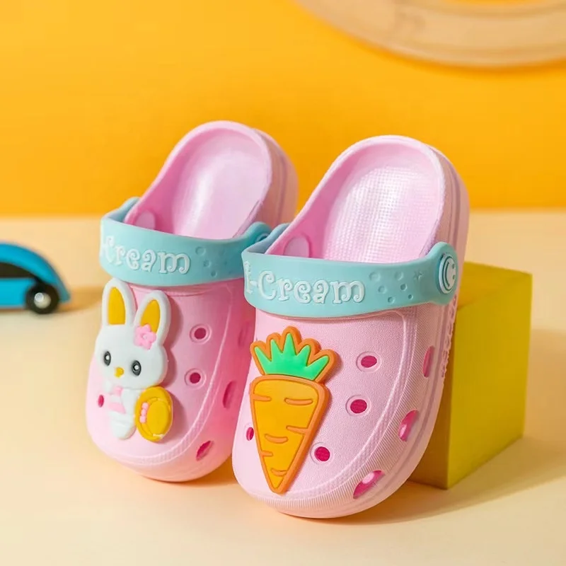 Children Clogs Outdoor Seaside Beach Non-slip Boys Slippers Kids Sandals