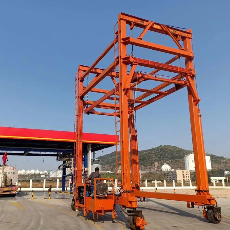 Мобильный кран для подъема 20FT 40FT 20gp 40gp контейнерная обработка
