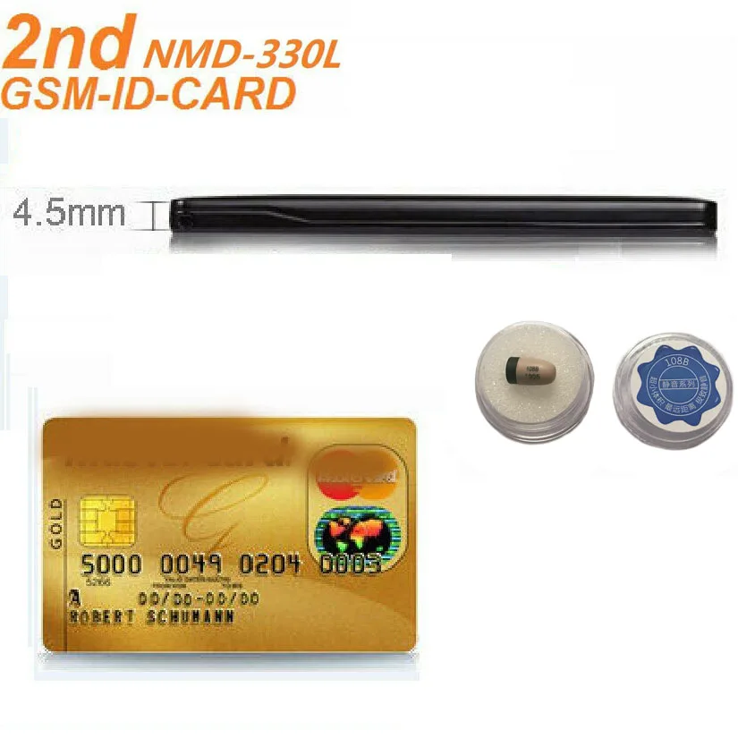 4 5 W GSM ID карта коробка NMD-330L Скрытая Невидимый динамик иди и болтай walkie