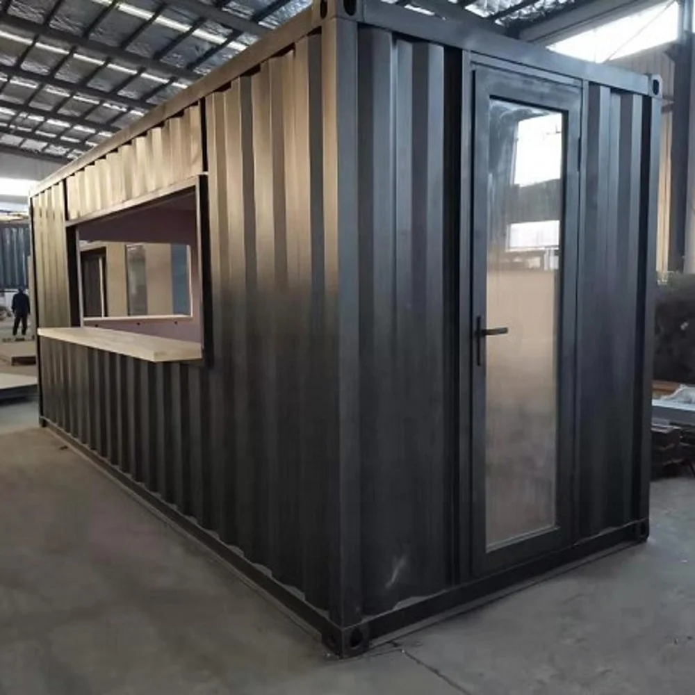 2021 pop hot sale the latest modern high quality Cafe contain 20ft shipping container bar portable container cafe coffee shop