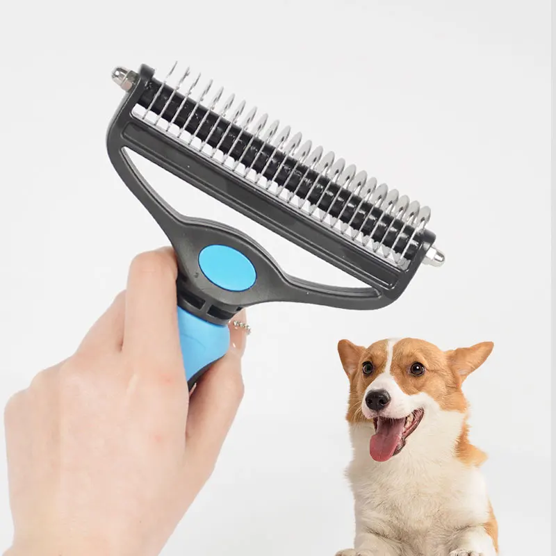 Pet Grooming Tool Dog Cat Long Pin Self Cleaning Soft Slicker Hair Remover Brush Hair Slicker Brush Pet Dog Comb For Pet Massage