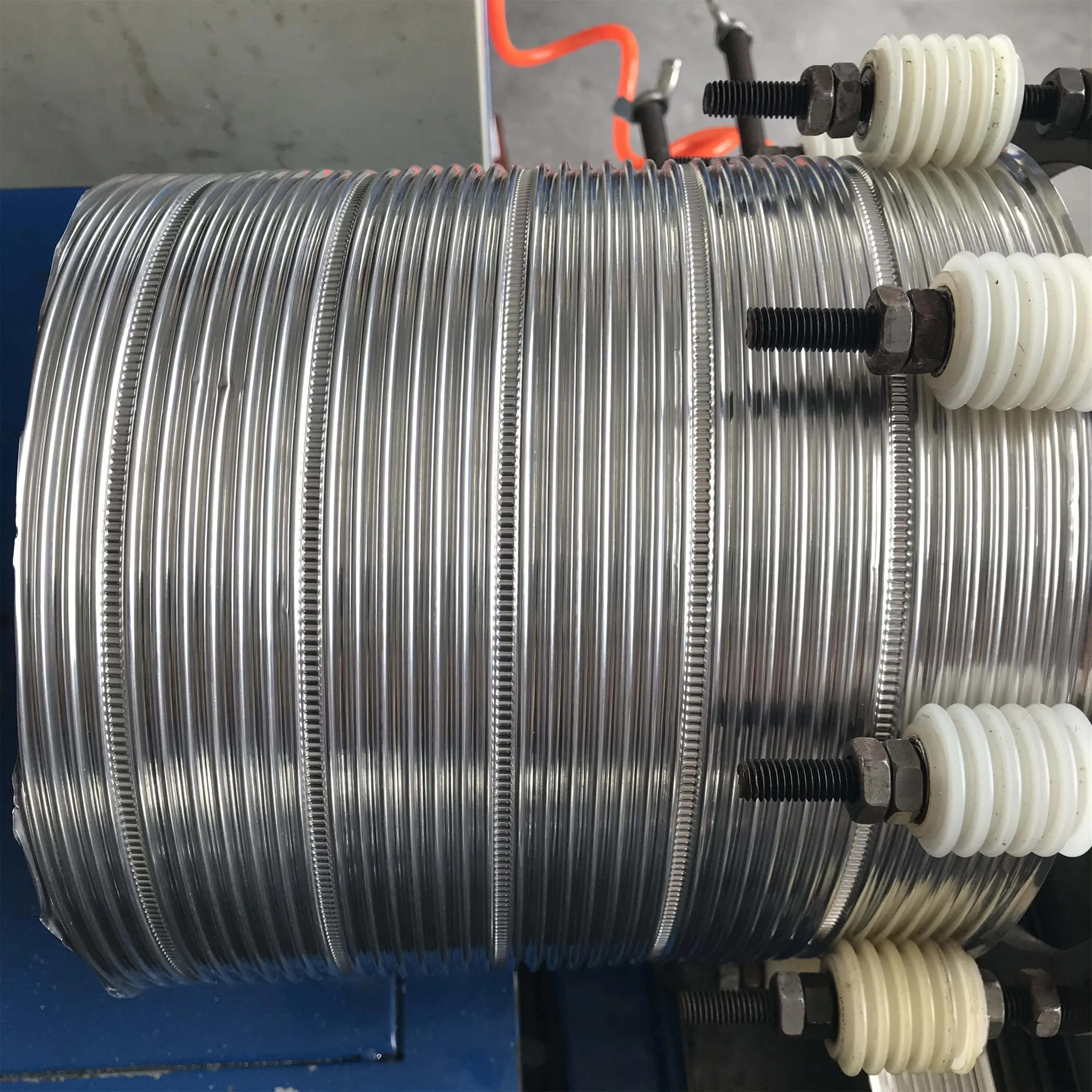 150 mm Aluminium chimney forming air ducting pipe air conditioning main duct tube semi-rigid flexible duct