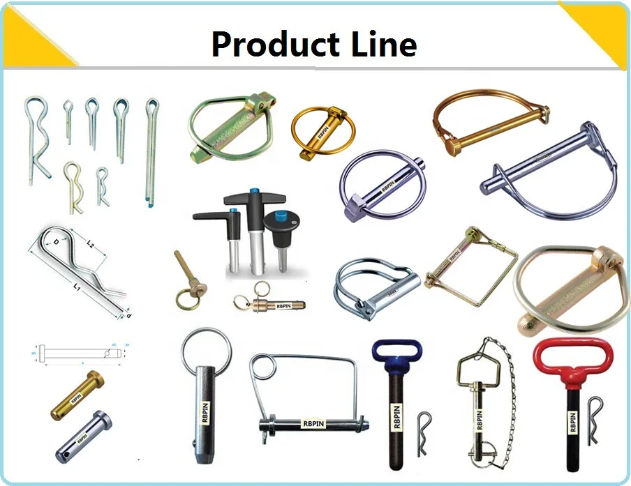 Good Quality Customized Sizes Stainless Steel Clevis Pins at Factory Prices