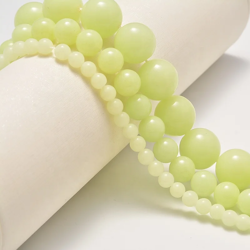 YIZE NEW ARRIVE best selling glass glow in the dark beads for Pendant Jewelry Making