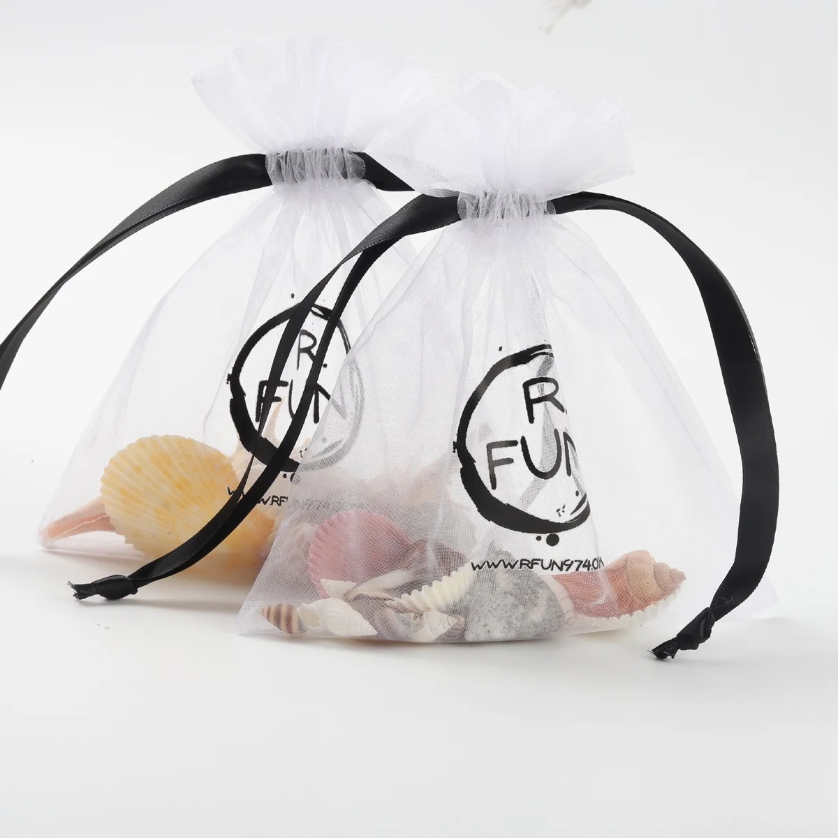 Custom Logo Organza Bag Organza Drawstring Jewelry Gift Packaging Bag