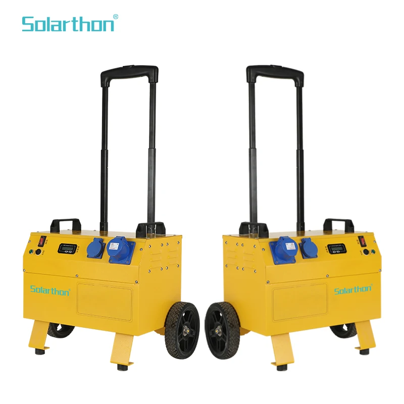 Solarthon 3000W Multi Charging Bank Portable Generator With Solar Panel Power Station