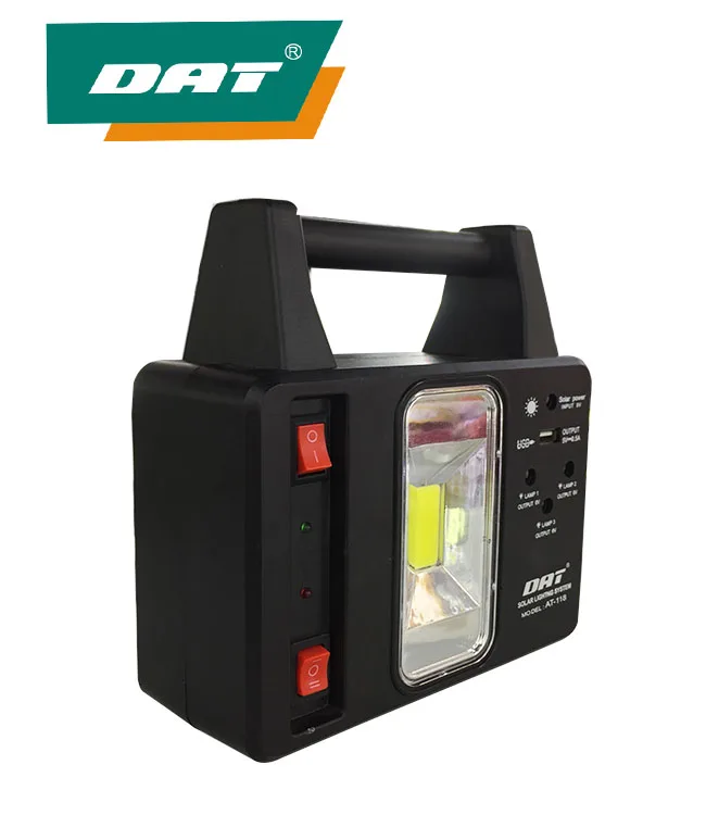 
AT-118 DAT Mini solar Home Lighting system kits Rechargeable led emergency light DC solar lighting kits 