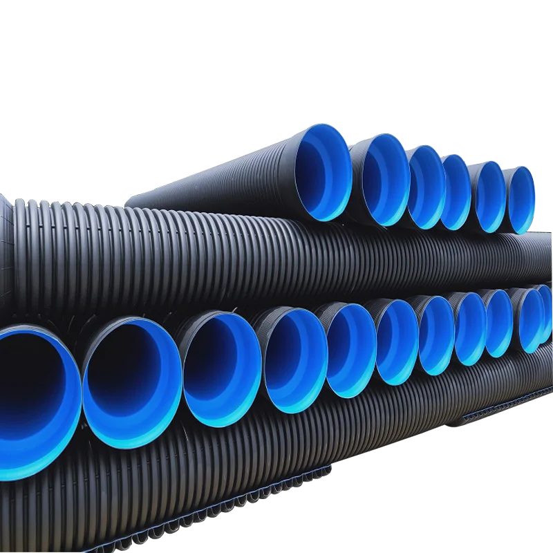  Новые продукты на рынке DN100mm DN800mm HDPE гофрированная Оросительная труба гибкая подземная