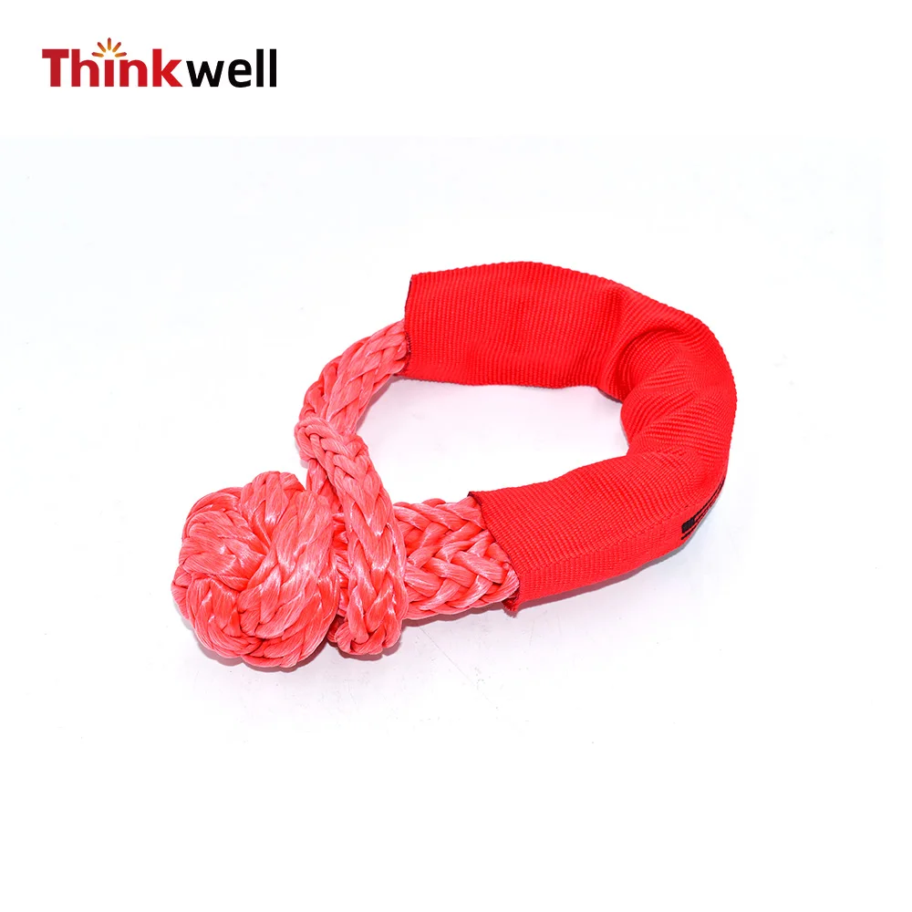 12mmX 55cm Soft Synthetic Shackle Emergency Road Recovery Rope for Towing Strap Kit