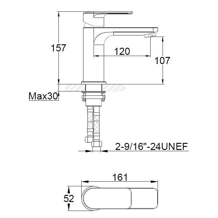 JKD607A030-RG New products in 2022 rose gold faucet  yellow brass bib cock brass basin faucet